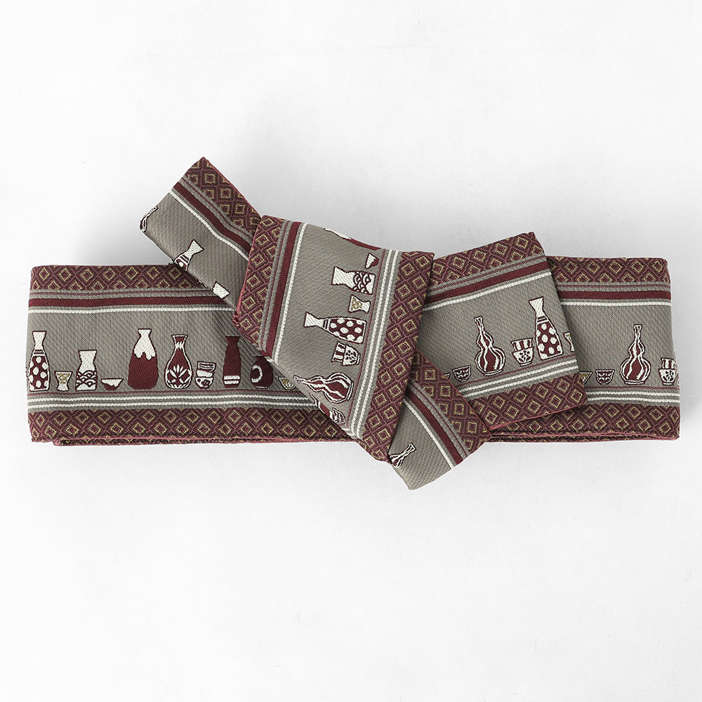 WAKKA ROCCA ワッカ 六花 メンズ 角帯 ワンタッチ 作り帯 帯 日本製